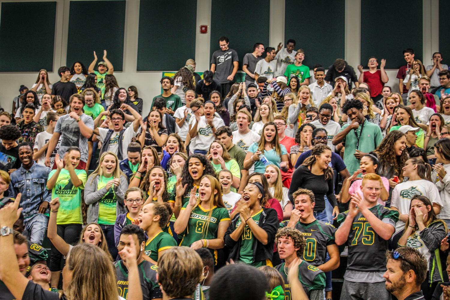 our-first-pep-rally-howler